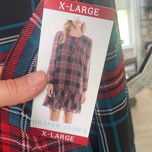 Draper James Black and Red Plaid Dress - Picture 6 of 6